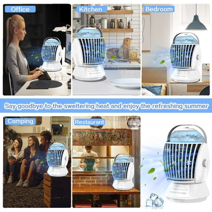 CF-009 USB Touch Spray Humidification Air Conditioning Fan Desktop Office Air Cooler(White) by buy2fix