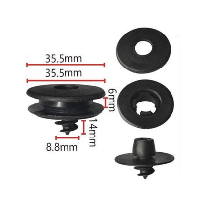 10pcs 10pcs Double-layer Foot Pad Plastic Fixing Buckle by buy2fix