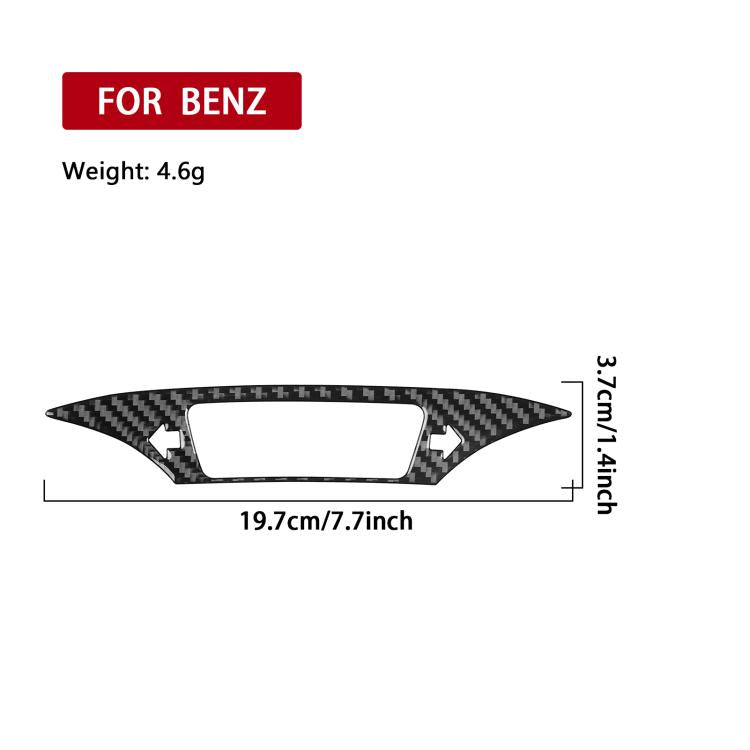 For Mercedes-Benz G-Class W463 Instrument Decoration Stickers(Black) - Car Interior Mouldings by buy2fix | Online Shopping UK | buy2fix