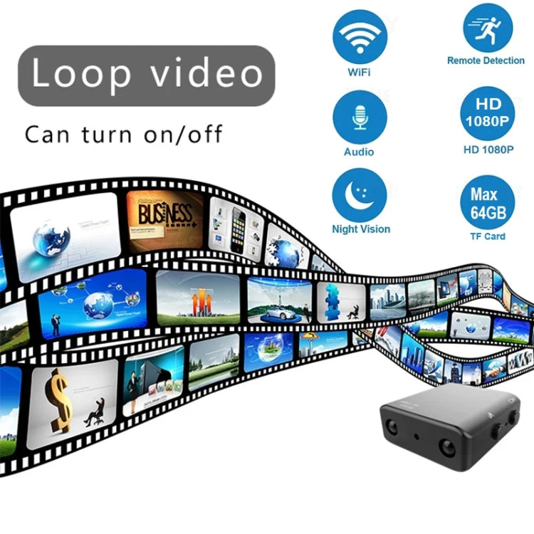 XD Camera 1080p HD Video Smart IR-CUT Infrared Night Vision Sports Camera(Direct Version No Battery) by buy2fix