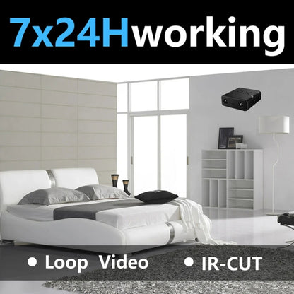 XD Camera 1080p HD Video Smart IR-CUT Infrared Night Vision Sports Camera(Direct Version No Battery) by buy2fix