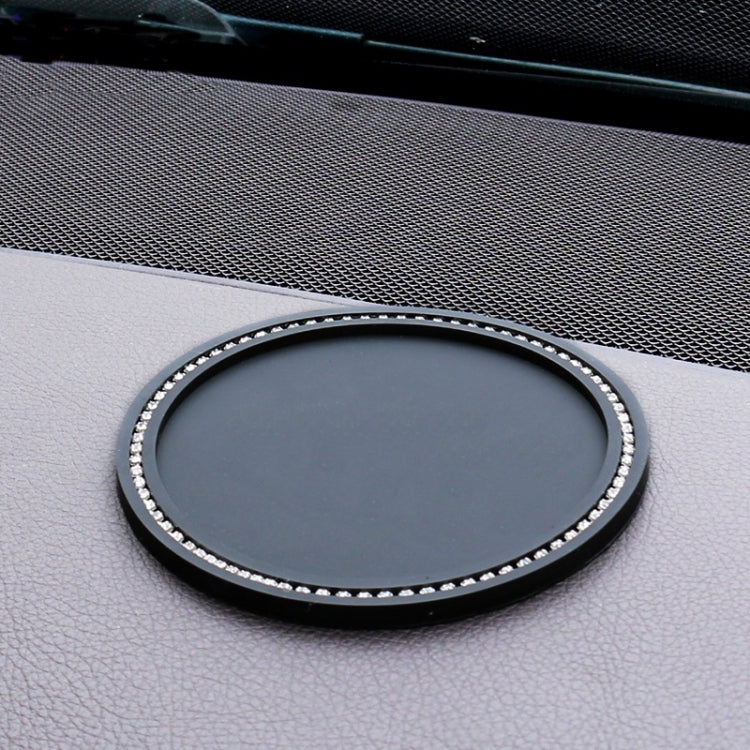 11cm Car Ornaments Anti-slip Mat High Temperature Resistant Perfume Base(Black) by buy2fix