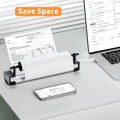 Phomemo M08F Printer Holder For Letter Rolls Thermal Paper - Others by Phomemo | Online Shopping UK | buy2fix
