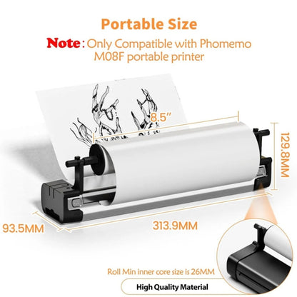 Phomemo M08F Printer Holder For Letter Rolls Thermal Paper - Others by Phomemo | Online Shopping UK | buy2fix