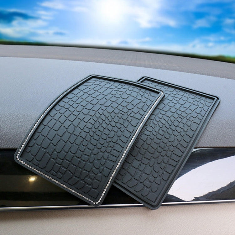 Car Storage Mat Anti-slip Mat for Mobile Phone Ornaments, Style: With Diamond by buy2fix