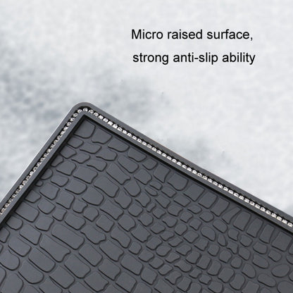 Car Storage Mat Anti-slip Mat for Mobile Phone Ornaments, Style: Without Diamond by buy2fix