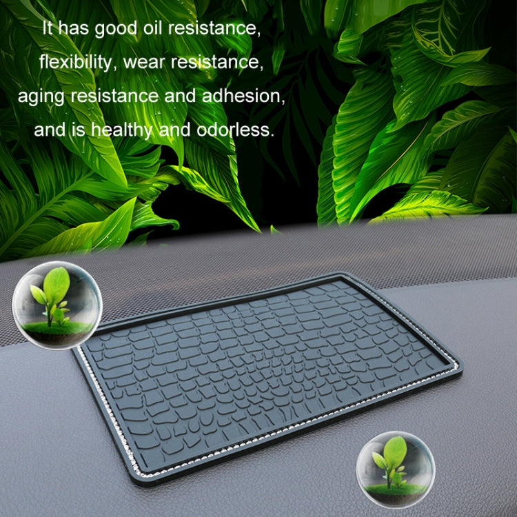 Car Storage Mat Anti-slip Mat for Mobile Phone Ornaments, Style: Without Diamond by buy2fix