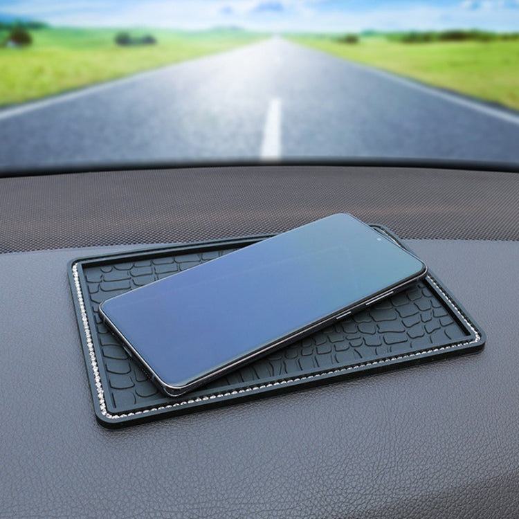 Car Storage Mat Anti-slip Mat for Mobile Phone Ornaments, Style: Without Diamond by buy2fix