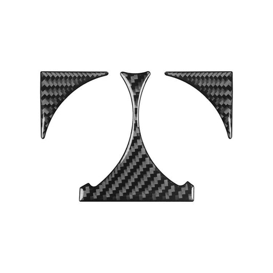 For Mercedes-Benz G-Class W463 3pcs /Set Rear Drain Cup Holder Sticker(Black) - Car Interior Mouldings by buy2fix | Online Shopping UK | buy2fix