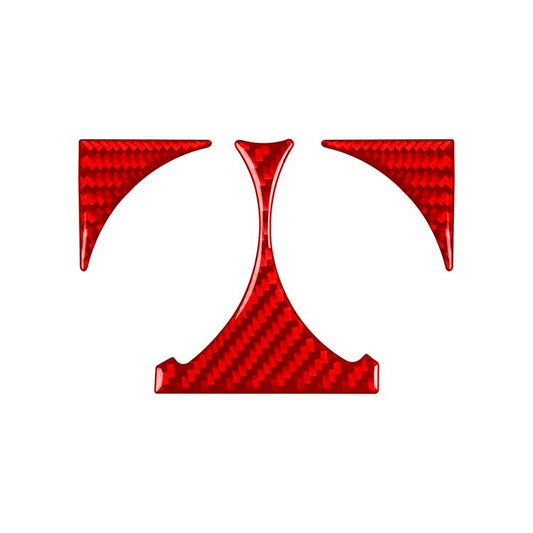 For Mercedes-Benz G-Class W463 3pcs /Set Rear Drain Cup Holder Sticker(Red) - Car Interior Mouldings by buy2fix | Online Shopping UK | buy2fix