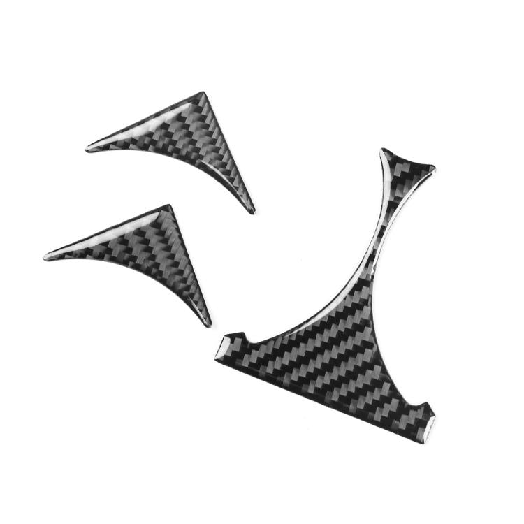 For Mercedes-Benz G-Class W463 3pcs /Set Rear Drain Cup Holder Sticker(Black) - Car Interior Mouldings by buy2fix | Online Shopping UK | buy2fix
