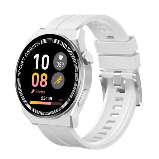 GT3Pro 1.28-Inch Health Monitoring Bluetooth Call Smart Watch With NFC, Color: Silver Silicone by buy2fix