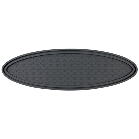 Car Center Console Ornaments Oval Anti-slip Mat, Style: Without Diamond by buy2fix