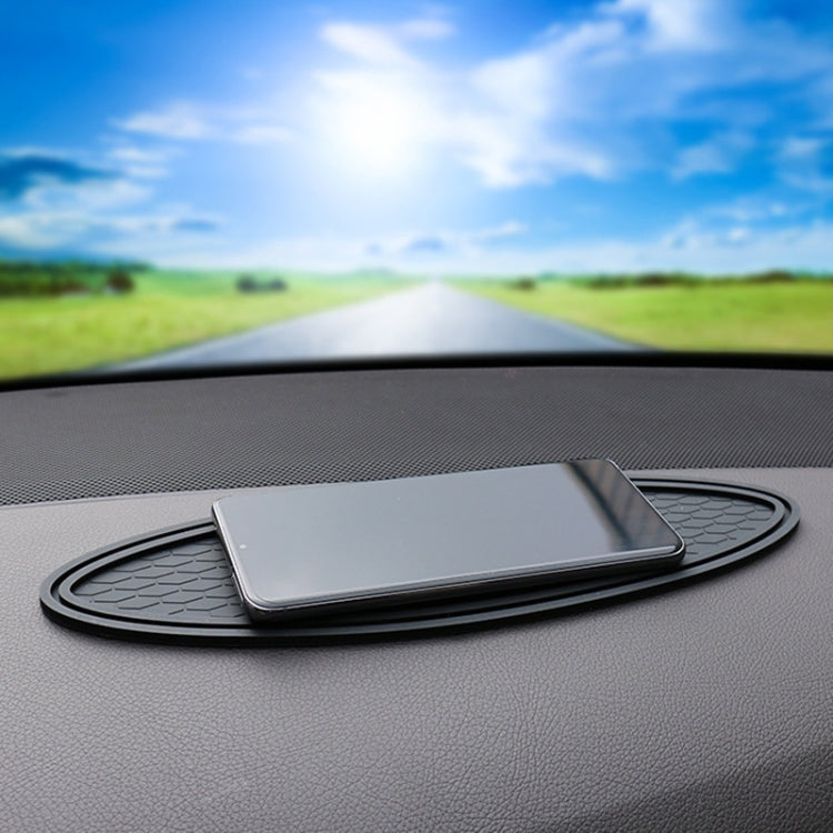 Car Center Console Ornaments Oval Anti-slip Mat, Style: With Diamond by buy2fix