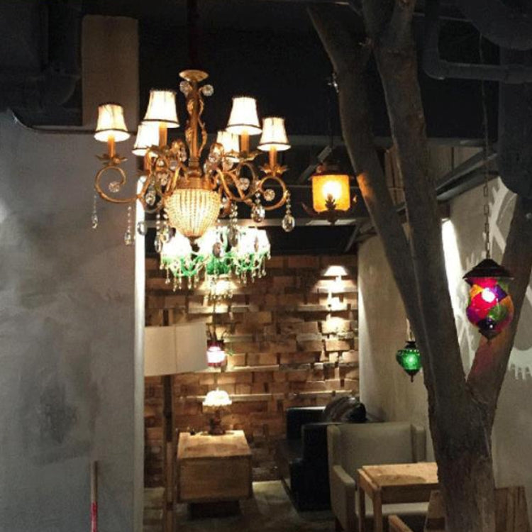 6pcs /Box G45 Bulb LED Lamp Fixture Illuminator Vintage Filament Lights, Style: Gold Large Screw(220V 4W) by buy2fix