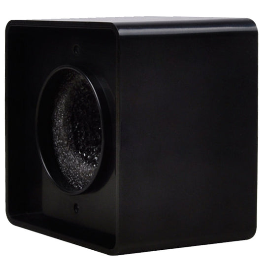 Interview Microphone Logo Flag Station, Spec: Square Black