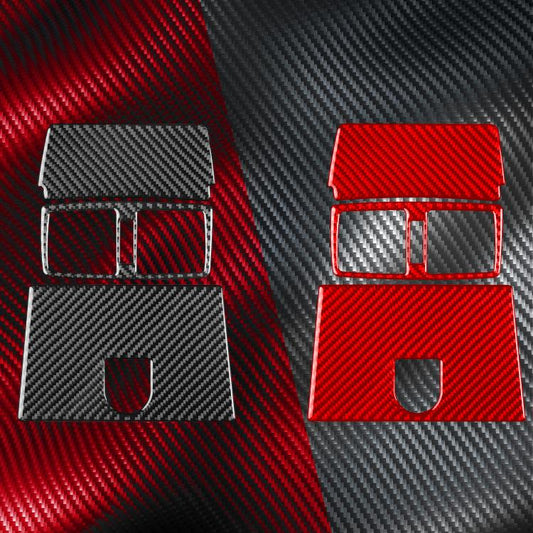 For Mercedes-Benz G-Class W463 3pcs /Set Rear Central Air Vent Set Sticker(Black) - Car Interior Mouldings by buy2fix | Online Shopping UK | buy2fix