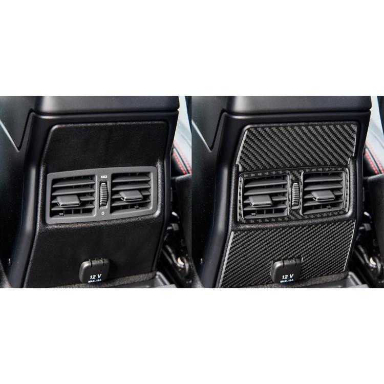 For Mercedes-Benz G-Class W463 3pcs /Set Rear Central Air Vent Set Sticker(Black) - Car Interior Mouldings by buy2fix | Online Shopping UK | buy2fix