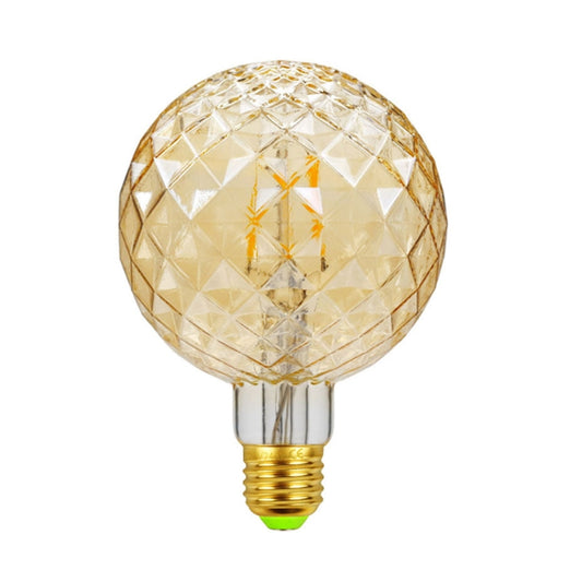 E27 Screw Port LED Vintage Light Shaped Decorative Illumination Bulb, Style: G95 Inner Pineapple Gold color(220V 4W 2700K) by buy2fix