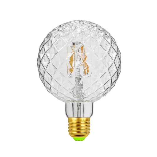 E27 Screw Port LED Vintage Light Shaped Decorative Illumination Bulb, Style: G95 Inner Pineapple Transparent(220V 4W 2700K) by buy2fix