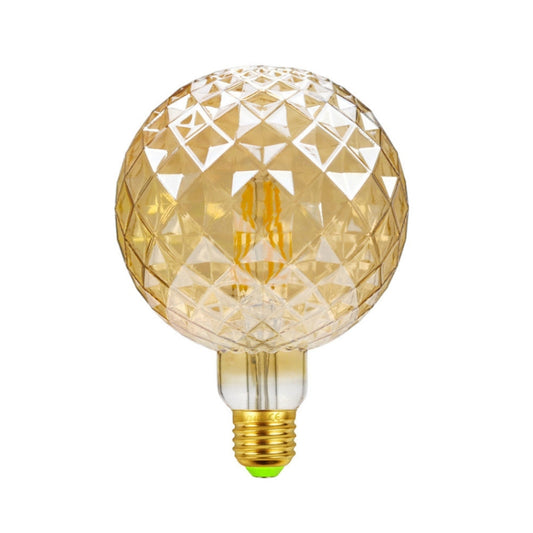 E27 Screw Port LED Vintage Light Shaped Decorative Illumination Bulb, Style: G125 Inner Pineapple Gold(110V 4W 2700K) by buy2fix