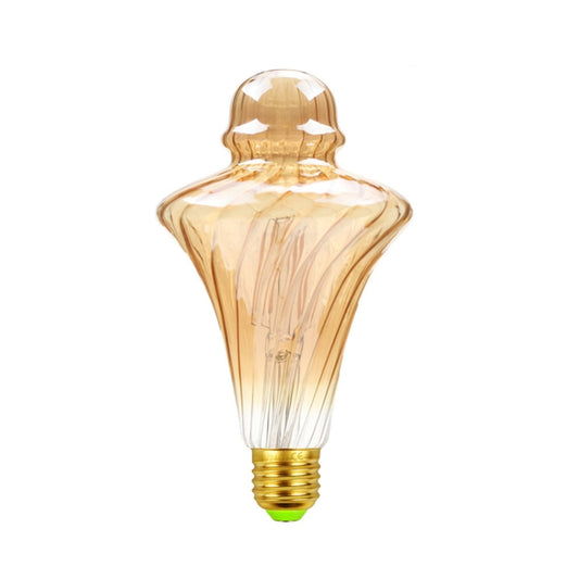 E27 Screw Port LED Vintage Light Shaped Decorative Illumination Bulb, Style: Straw Hat Gold(220V 4W 2700K) by buy2fix