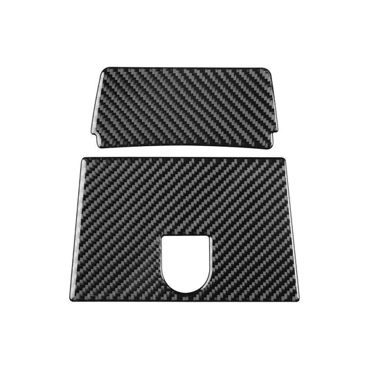 For Mercedes-Benz G-Class W463 2pcs /Set Rear Center Decoration Sticker(Black) - Car Interior Mouldings by buy2fix | Online Shopping UK | buy2fix