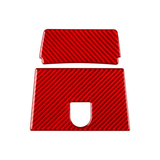 For Mercedes-Benz G-Class W463 2pcs /Set Rear Center Decoration Sticker(Red) - Car Interior Mouldings by buy2fix | Online Shopping UK | buy2fix
