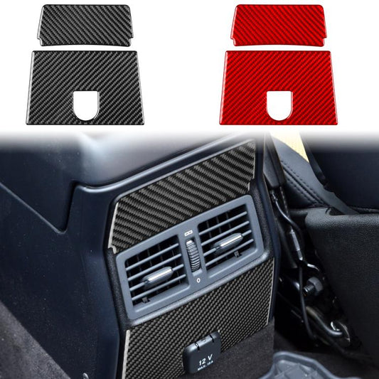 For Mercedes-Benz G-Class W463 2pcs /Set Rear Center Decoration Sticker(Black) - Car Interior Mouldings by buy2fix | Online Shopping UK | buy2fix