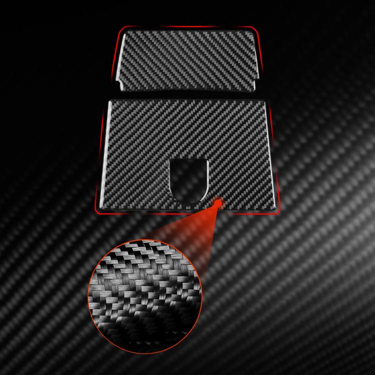 For Mercedes-Benz G-Class W463 2pcs /Set Rear Center Decoration Sticker(Red) - Car Interior Mouldings by buy2fix | Online Shopping UK | buy2fix