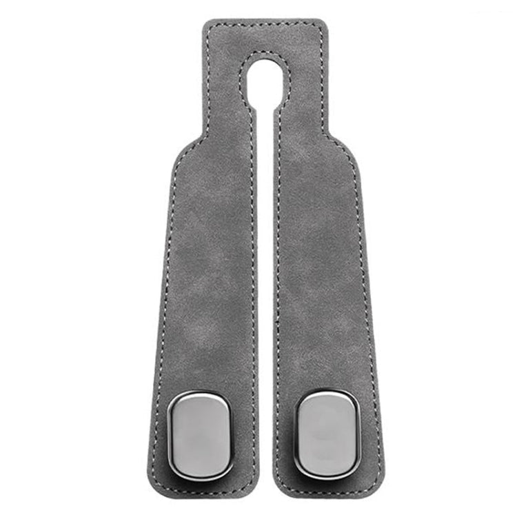 Car Seat Mack Multifunctional Metal Hook Mobile Phone Holder, Style: No Mark(Gray) by buy2fix