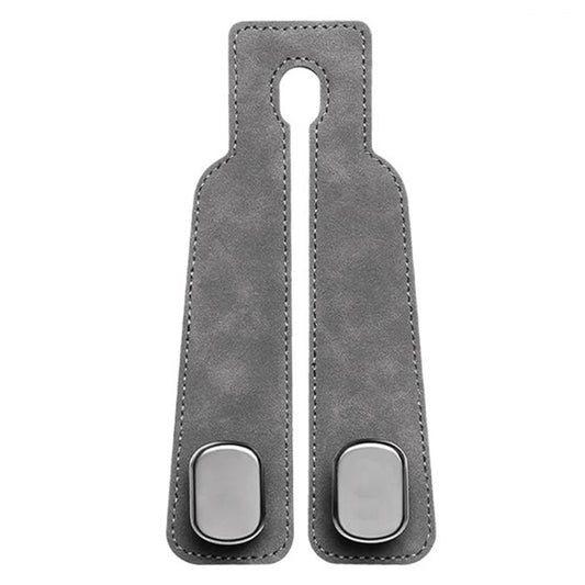 Car Seat Mack Multifunctional Metal Hook Mobile Phone Holder, Style: No Mark(Gray) by buy2fix