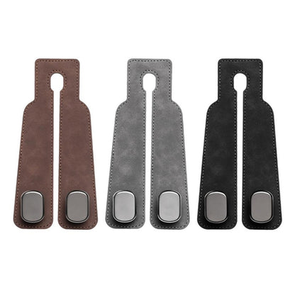 Car Seat Mack Multifunctional Metal Hook Mobile Phone Holder, Style: No Mark(Gray) by buy2fix