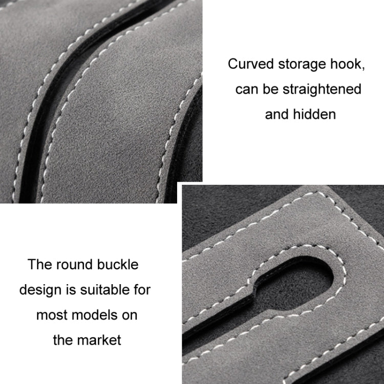 Car Seat Mack Multifunctional Metal Hook Mobile Phone Holder, Style: No Mark(Brown) by buy2fix