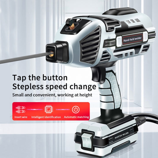 Handheld Welding Machine Home Small Portable Inverter Welder(Gray US Plug 110V) - Electric Soldering Iron by buy2fix | Online Shopping UK | buy2fix