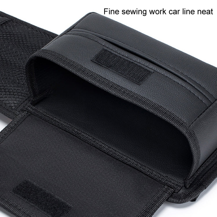 Car Seat Side Storage Hanging Bag Tissue Box, Model: H322 Grain Pattern by buy2fix