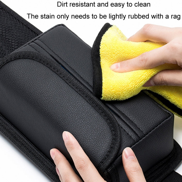Car Seat Side Storage Hanging Bag Tissue Box, Model: H321 Carbon Fiber Pattern by buy2fix