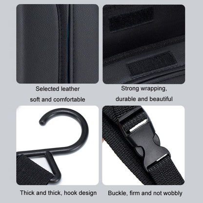 Car Seat Side Storage Hanging Bag Tissue Box, Model: H321 Carbon Fiber Pattern by buy2fix