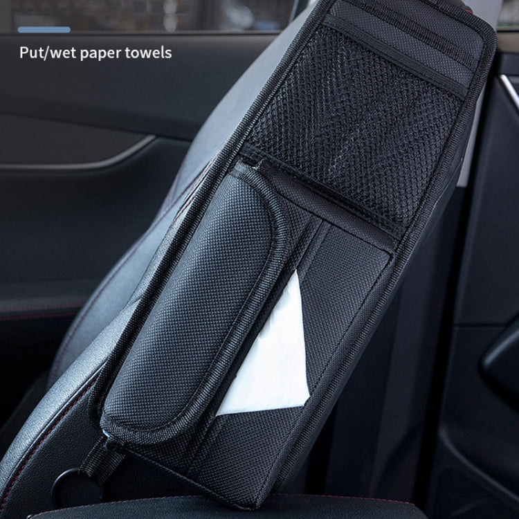 Car Seat Side Storage Hanging Bag Tissue Box, Model: H321 Carbon Fiber Pattern by buy2fix