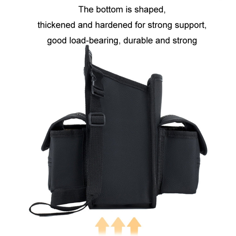 Car Seat Storage Mesh Pocket Hanging Storage Bag Tissue Box, Color: H9160 Black by buy2fix