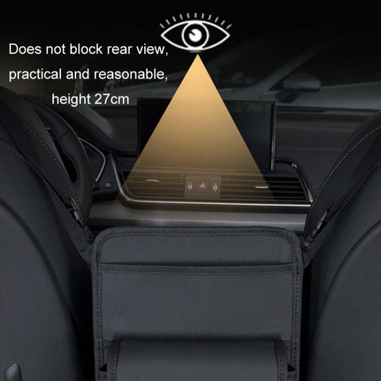 Car Seat Storage Mesh Pocket Hanging Storage Bag Tissue Box, Color: H9160 Black by buy2fix