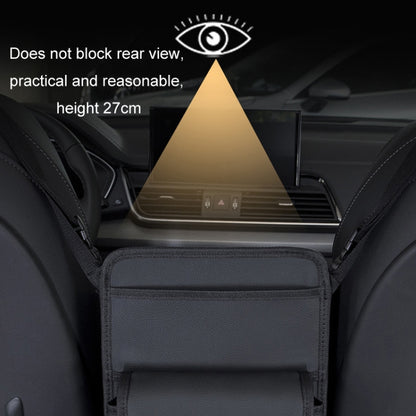 Car Seat Storage Mesh Pocket Hanging Storage Bag Tissue Box, Color: H9160 Black by buy2fix