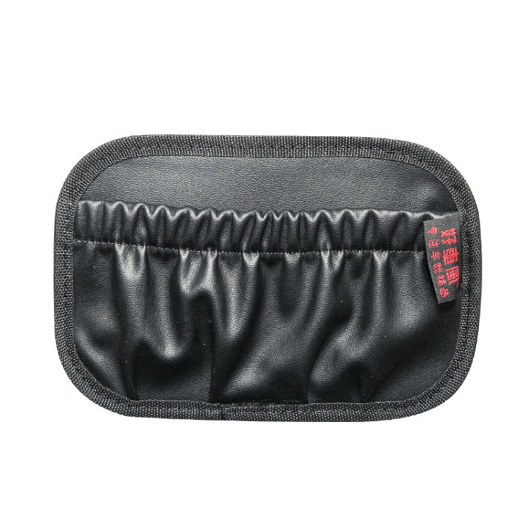 Car Instrument Console Adhesive Net Pocket Storage Hanging Bag, Color: H011 Black Large by buy2fix