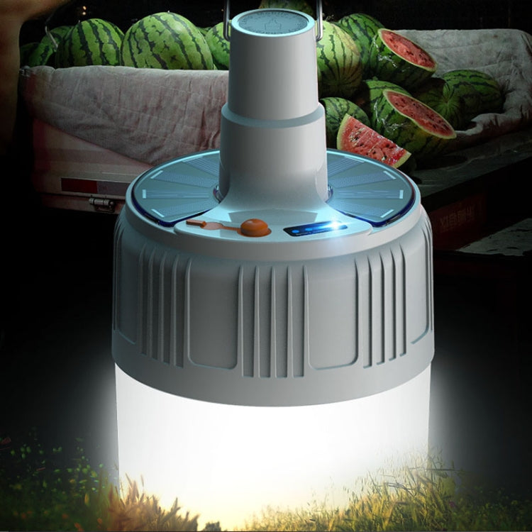 Rechargeable LED Solar Bulb Light Waterproof Night Market Stall Energy Saving Lamp, Model: 24LED by buy2fix