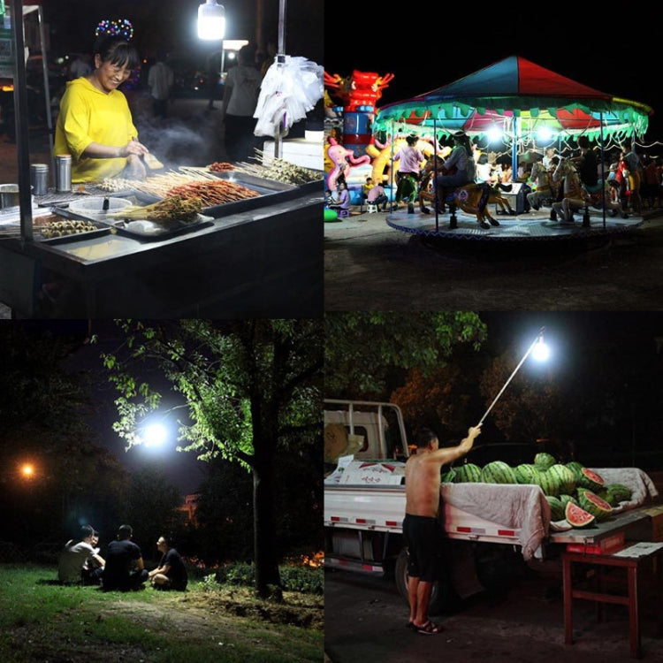 Rechargeable LED Solar Bulb Light Waterproof Night Market Stall Energy Saving Lamp, Model: 24LED by buy2fix
