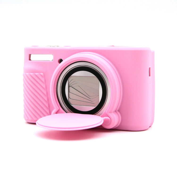 For Canon SX730/SX740 Soft Silicone Protective Case, Color: Pink by buy2fix