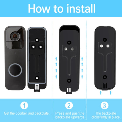 For Blink Doorbell Backplate Replacement Part(White) by buy2fix
