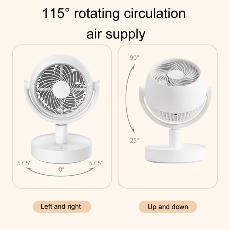 Desktop Air Circulation Fan Household Office Compact Mute Electrical Fan, Style: USB Plug In by buy2fix