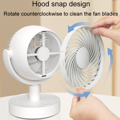 Desktop Air Circulation Fan Household Office Compact Mute Electrical Fan, Style: Battery Model by buy2fix