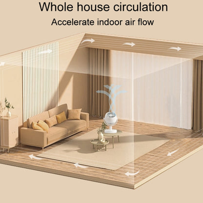 Desktop Air Circulation Fan Household Office Compact Mute Electrical Fan, Style: Battery Model by buy2fix